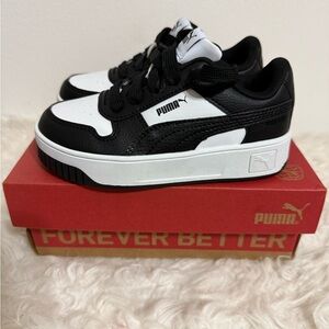 Puma Kids Sneakers Black and White